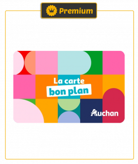 *Carte cadeau Auchan -...