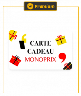 *Carte cadeau Monoprix -...