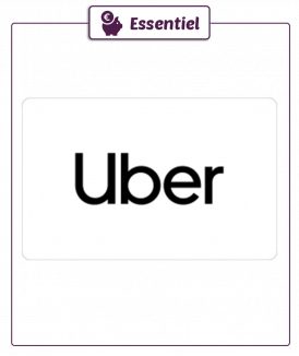 Carte cadeau Uber - Essentiel
