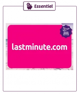 Carte cadeau Lastminute.com...